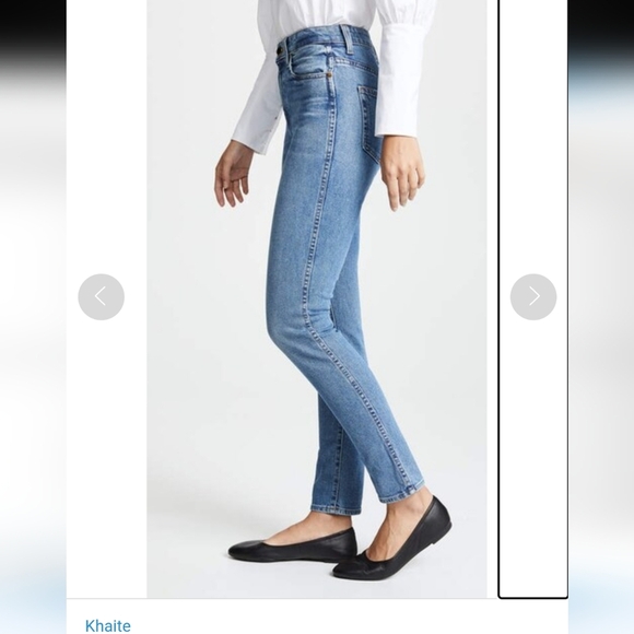 Khaite Vanessa High Rise Straight Jeans Sz 31 - Picture 5 of 14